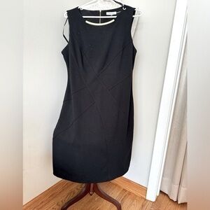Calvin Klein Black Dress – Size 12, Sleek Sleeveless Design